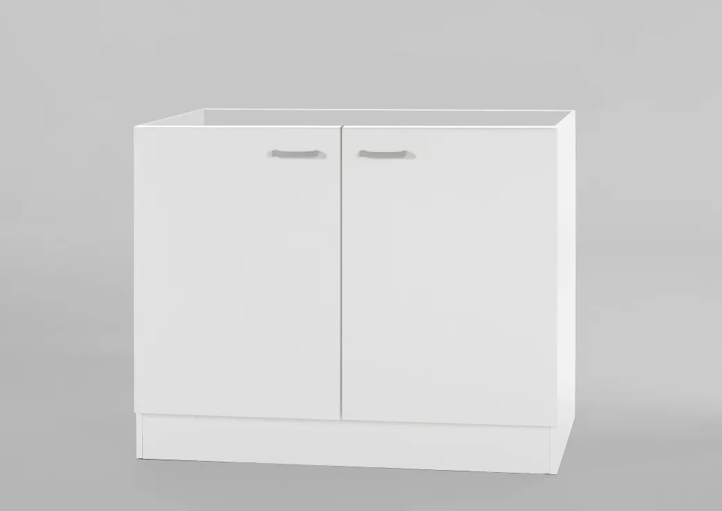 Klassik60 Spoeltafelkast 2 Deuren 82X100X60 Cm Excl Wastafel|Brico