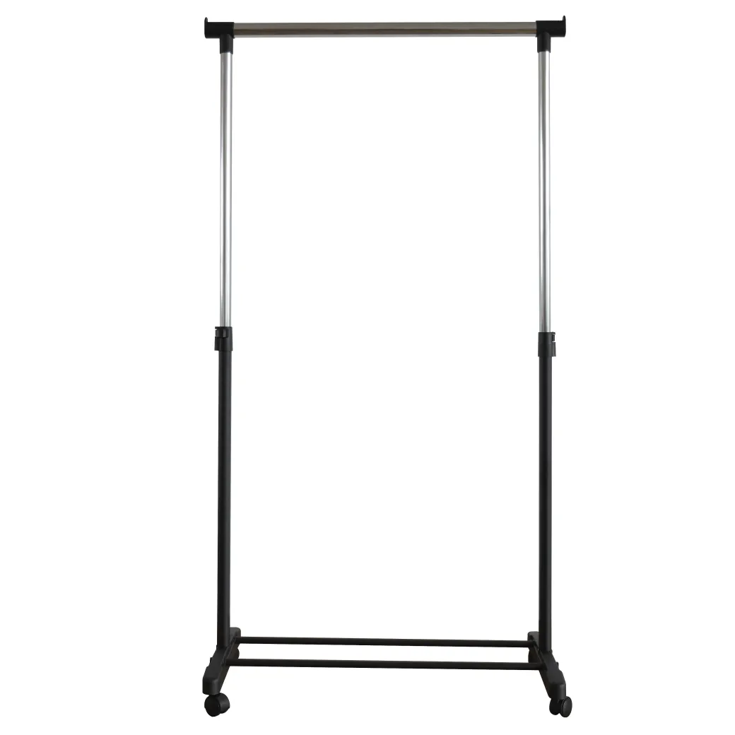 Kledingrek Met 4 Wielen Zwart 90X79,5X43Cm|Brico Discount