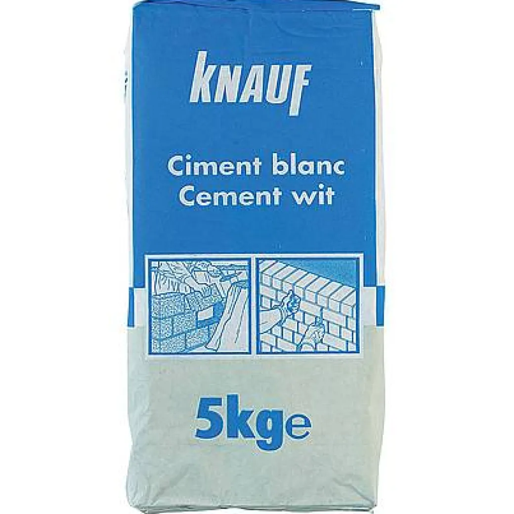 Knauf Cement 'Portland' Wit 5 Kg|Brico New