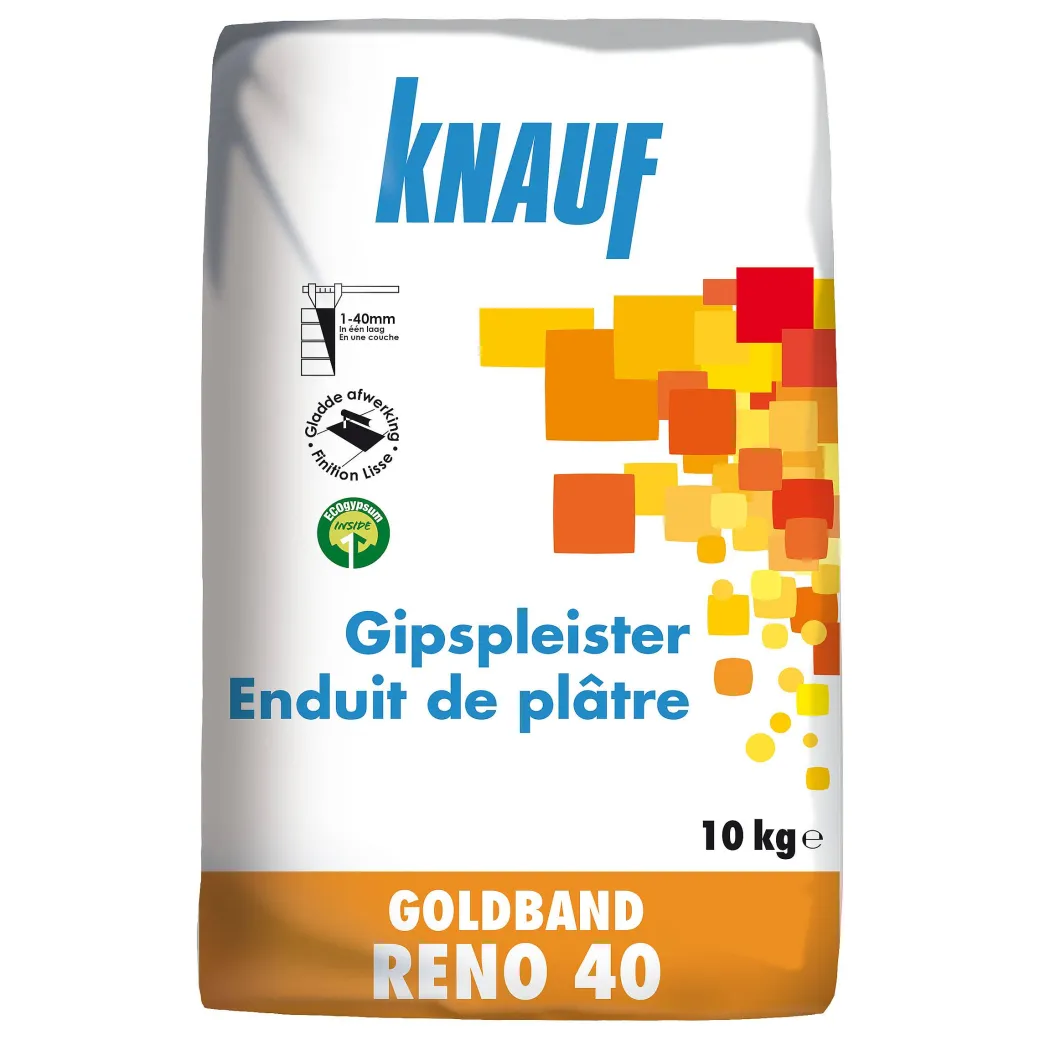 Knauf Gipspleister Goldband Reno 40 10Kg|Brico Best