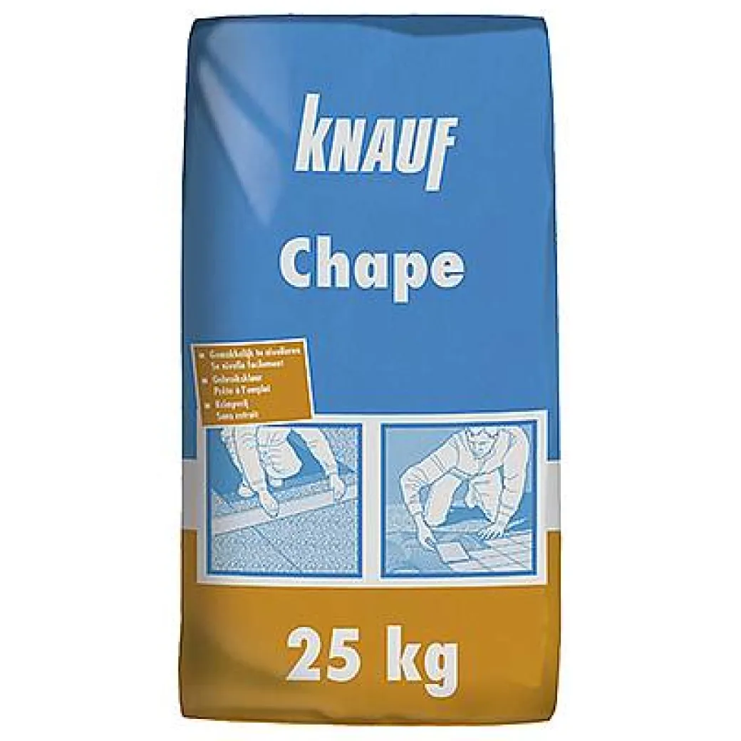 Knauf Mortel Voor Ondervloer 'Chape' 25 Kg|Brico