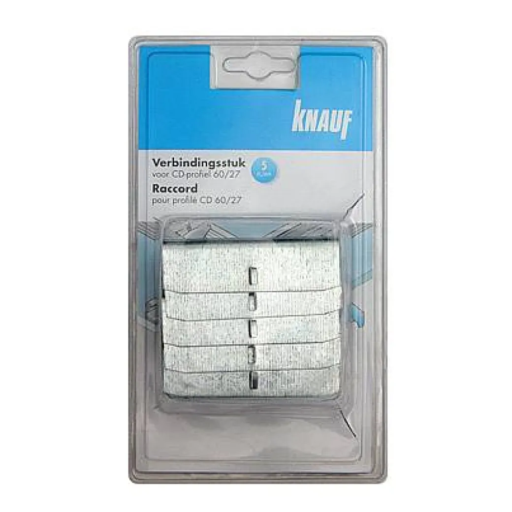 Knauf Verbindingsstuk Voor Cd-Profiel 60 X 27 Mm - 5 Stuks|Brico Best