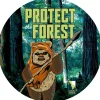 Komar Dots Star Wars Bescherm Het Bos Sticker O125Cm|Brico Outlet