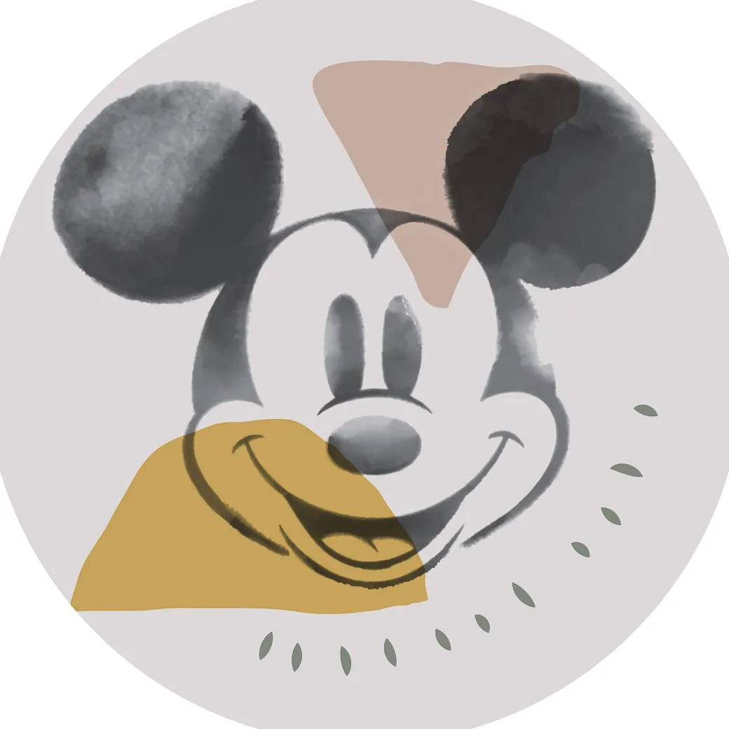 Komar Stippen Mickey Abstract Sticker O125Cm|Brico Sale