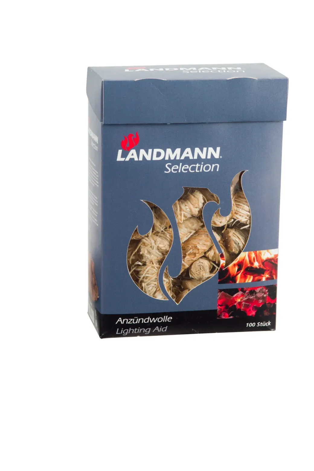 Brico Houtskool En Briketten-Landmann Aanmaakhout Houtwol – 100 Stuks