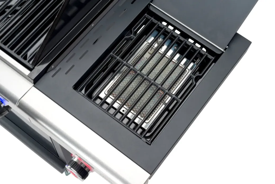 Brico Gasbarbecue-Landmann Gasbarbecue Triton Maxx Pts 4.1 Zilver 15,5Kw 142X120X56,5Cm