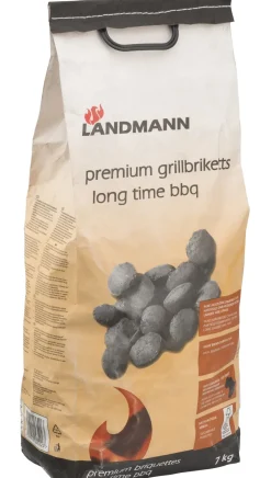 Brico Houtskool En Briketten-Landmann Houtbriketten Premium Long Time 7Kg