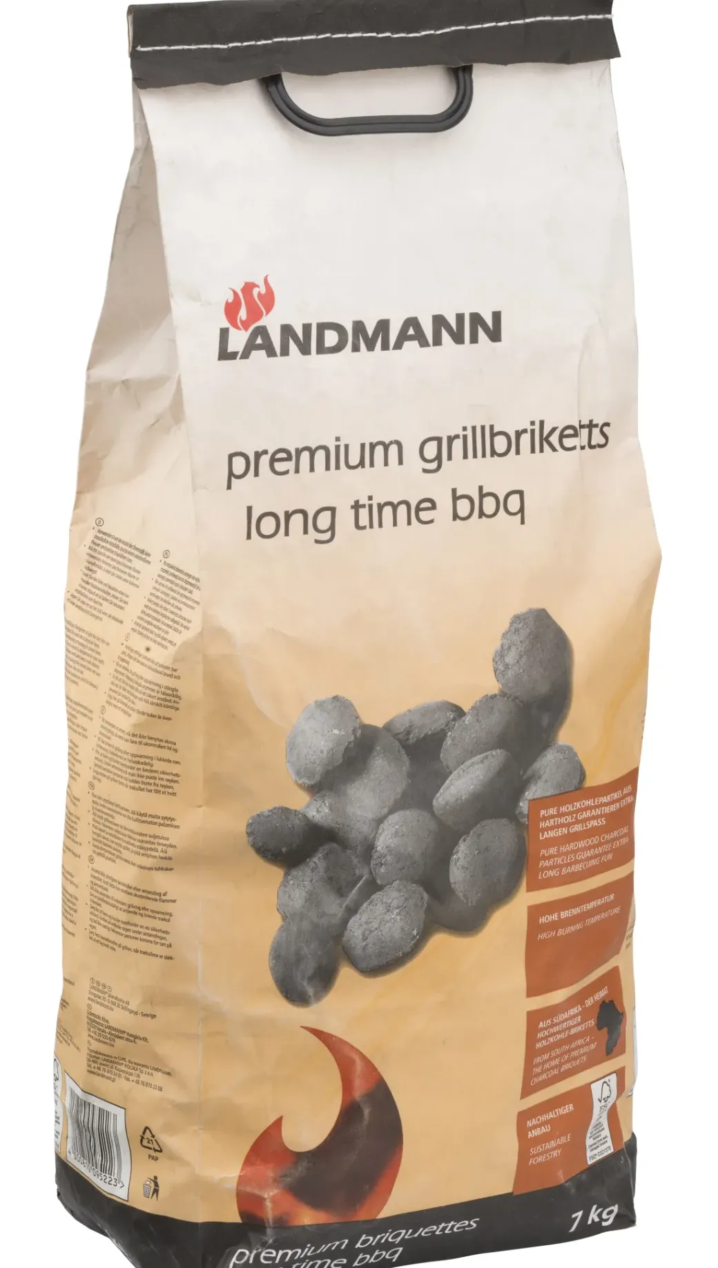 Brico Houtskool En Briketten-Landmann Houtbriketten Premium Long Time 7Kg