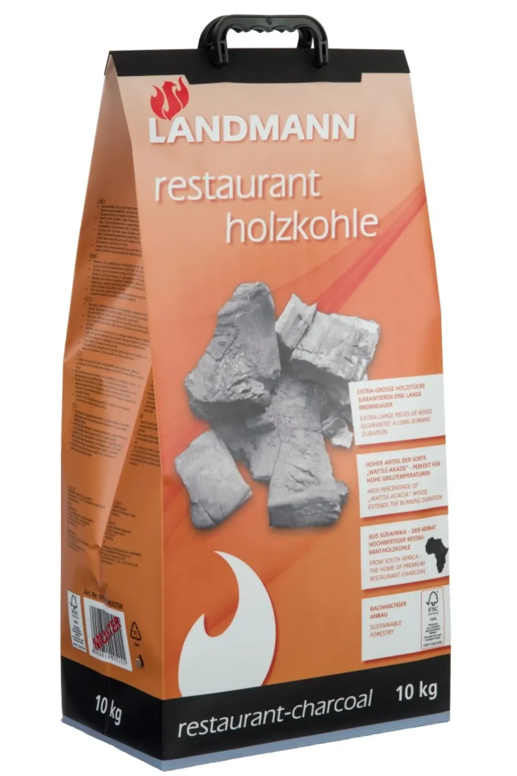 Brico Houtskool En Briketten-Landmann Houtskool Restaurant 10Kg