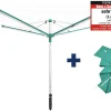 Leifheit Droogmolen Linomatic 600 Deluxe + Groene Hoes|Brico