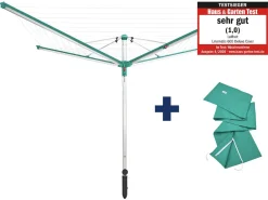 Leifheit Droogmolen Linomatic 600 Deluxe + Groene Hoes|Brico
