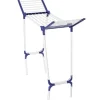 Leifheit Droogrek Pegasus Solid Compact 120 Wit/Blauw|Brico Outlet