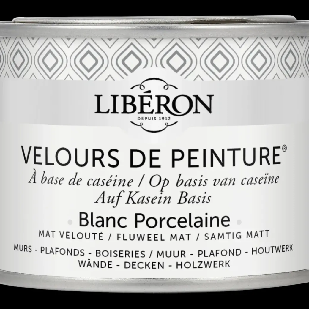 Brico Muurverf-Liberon Muurverf Velours De Peinture Porcelaine Fluweel Mat 125Ml