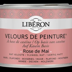 Brico Muurverf-Liberon Muurverf Velours De Peinture Rose De Mai Fluweel Mat 125Ml