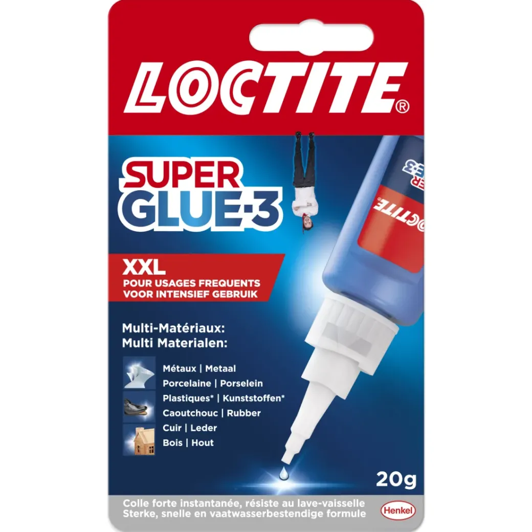 Brico Lijm- & Kitpistolen-Loctite Secondelijm Super Glue-3 Xxl 20Gr