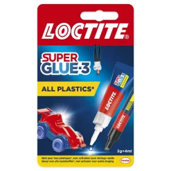 Loctite Secondelijm Super Glue-3 All Plastics 2Gr+4Ml|Brico Outlet