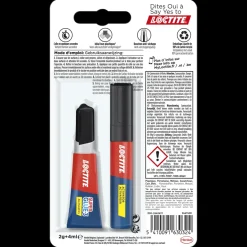 Brico Lijm- & Kitpistolen-Loctite Secondelijm Super Glue-3 All Plastics 2Gr+4Ml