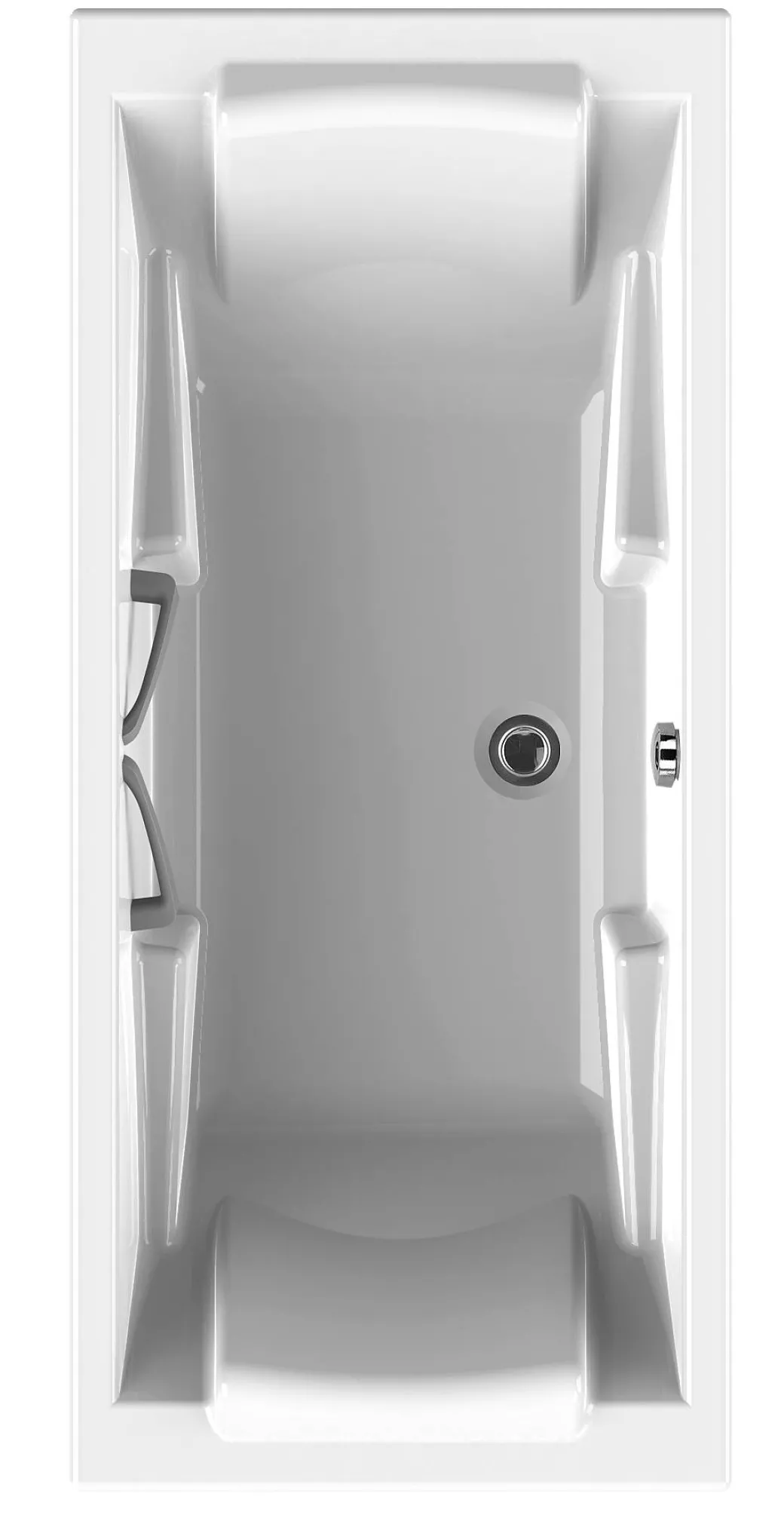 Lodge Duo Rechthoekig Bad - 180 X 80 X 55-58 Cm - Puretex®|Brico