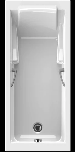 Lodge Rechthoekig Bad - 180 X 80 X 53,5-55,5 Cm - Puretex®|Brico Online