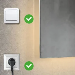 Lomazoo Badkamerspiegel Bryce Met Led Verlichting 60 X 80 Cm|Brico Online