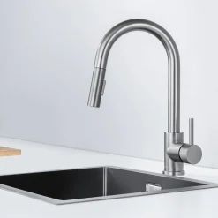 Lomazoo Keukenkraan Met Uittrekbare Uitloop Mason Gun Metal Antraciet|Brico Clearance
