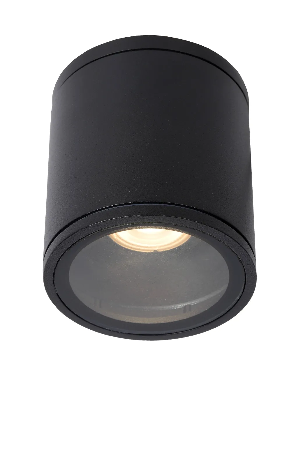 Lucide Plafondspot Aven Zwart 9Cm Gu10|Brico Best