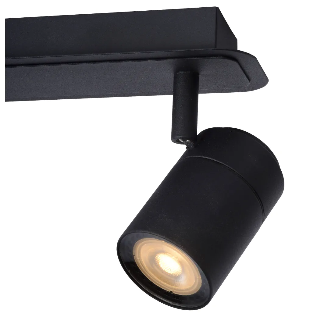 Lucide Plafondspot Lennert Zwart 2Xgu10 5W|Brico Hot