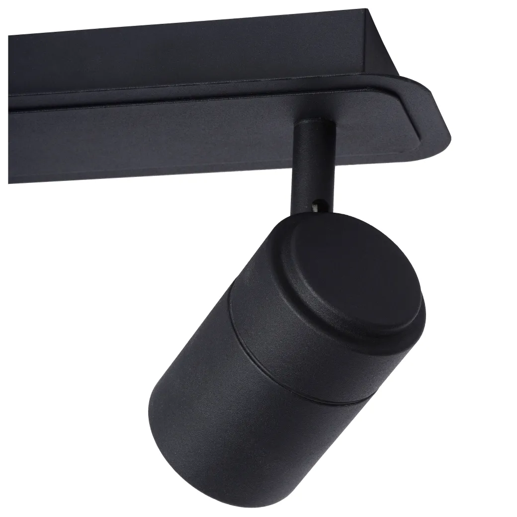 Lucide Plafondspot Lennert Zwart 2Xgu10 5W|Brico Hot