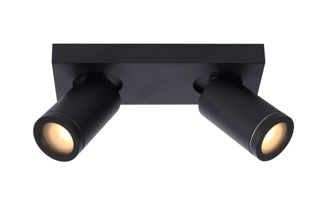 Lucide Spot Led Taylor Zwart 2X5W|Brico Discount