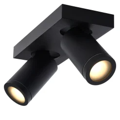Lucide Spot Led Taylor Zwart 2X5W|Brico Discount