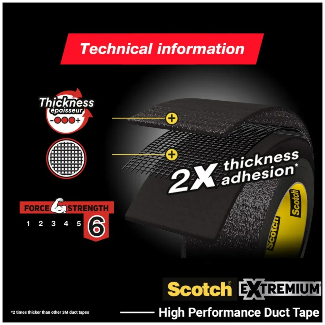 Brico Dubbelzijdige Tape-3M Scotch Ducttape Extremium Ultra Dt17 25M 48Mm