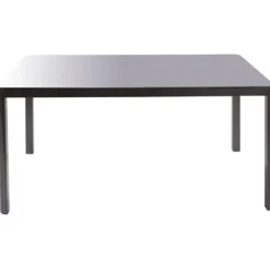Brico Tuintafels-Macari Tuintafel + Verstelbare Poten Glas/Aluminium 150X90X75Cm