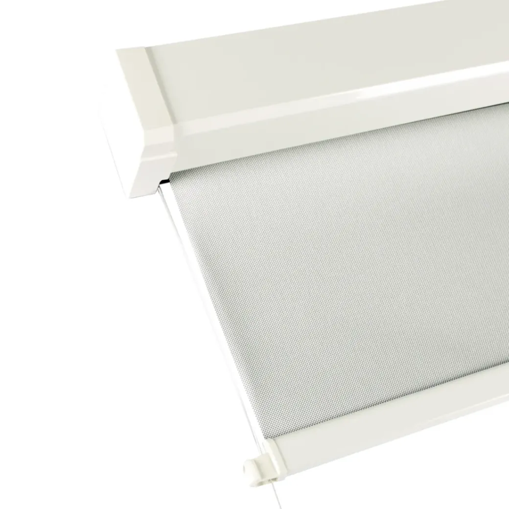 Brico Isolerende Raamdecoratie-Madeco 1910 E-Roll Lichtdoorlatend Rolgordijn Wit 240X300Cm