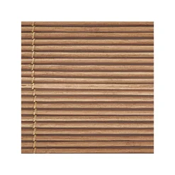 Brico Rolgordijnen-Madeco 7330 Rolgordijn Roll Up Bamboe Caramel 60 X 180 Cm