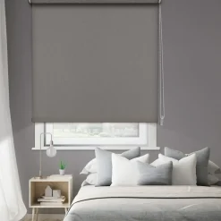 Brico Isolerende Raamdecoratie-Madeco 1693 Thermisch Verduisterende Rolgordijn Grijs 150X190Cm
