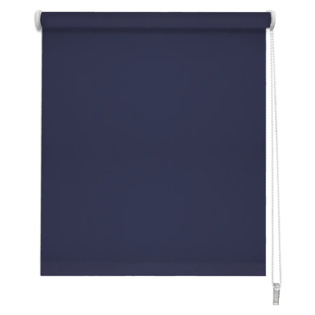 Brico Rolgordijnen-Madeco 1490 Verduisterend Rolgordijn Marineblauw 210X190Cm