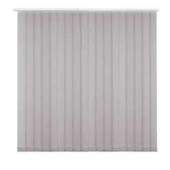 Brico Lamellen-Madeco 4196 Verticale Lamellen Compleet Lichtdoorlatend Grijs 12,7 X 260 Cm + Rail 200 Cm
