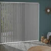 Brico Lamellen-Madeco 3792 Verticale Lamellen 5 Stuks Verduisterend Grijs 8,9 X 280 Cm