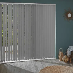Brico Lamellen-Madeco 3792 Verticale Lamellen 5 Stuks Verduisterend Grijs 8,9 X 280 Cm