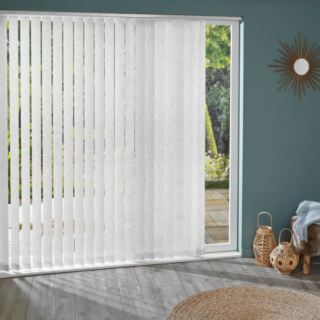 Brico Lamellen-Madeco 3517 Verticale Lamellen Ecailles 5 Stuks Wit 8,9 X 280 Cm