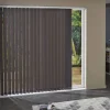 Brico Lamellen-Madeco 3394 Verticale Lamellen 5 Stuks 89Mm Lichtdoorlatend Donkergrijs 280Cm