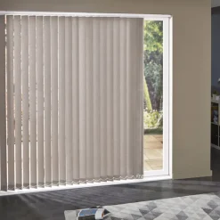Brico Lamellen-Madeco 3321 Verticale Lamellen 5 Stuks Brandwerend Lichtdoorlatend Beige 8,9 X 280 Cm