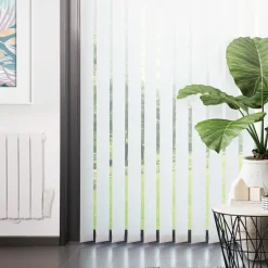 Brico Lamellen-Madeco 4115 Verticale Lamellen Compleet Verduisterend Wit 12,7 X 260 Cm + Rail 300 Cm