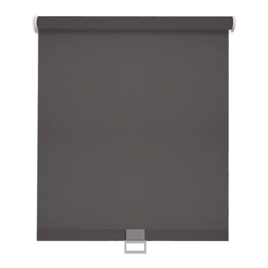 Brico Rolgordijnen-Madeco Anthracite Automatisch Verduisterend Rolgordijn Antraciet 120X190Cm