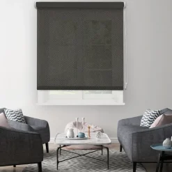 Brico Isolerende Raamdecoratie-Madeco Thermisch Lichtdoorlatend Rolgordijn Antraciet 1986 60X190Cm