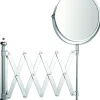 Make-Up Spiegel Rond 3X Vergrotend Met Uittrekbaar Arm Chroom O15Cm|Brico Outlet