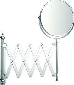 Make-Up Spiegel Rond 3X Vergrotend Met Uittrekbaar Arm Chroom O15Cm|Brico Outlet