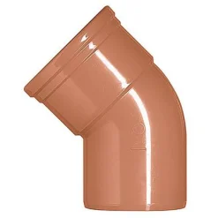 Martens Bocht Pvc Rood 45° 110 Mm|Brico Hot