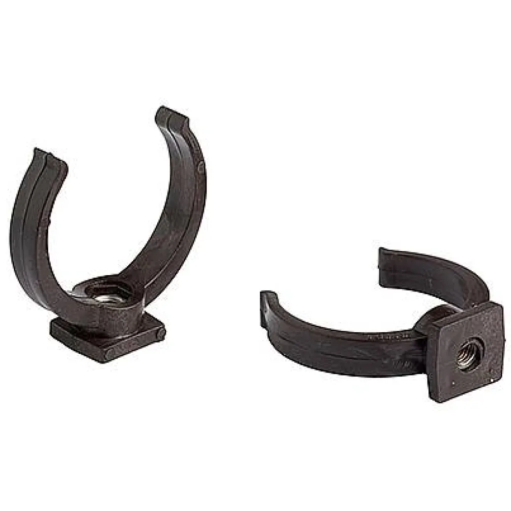 Martens Clipbeugel Pvc Bruin 50 Mm - 6 Stuks|Brico Discount