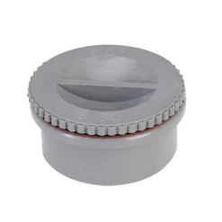 Martens Pvc Eindstop Met Schroefdeksel O100Mm Grijs|Brico Clearance